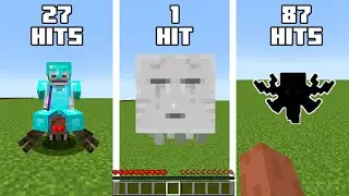 HOW MANY HITS TO KILL EACH MOB