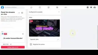 Emision de señal de radio streaming a Facebook Live