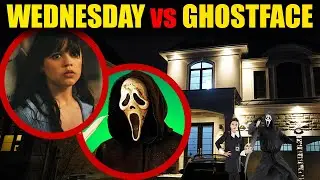 if you see WEDNESDAY vs GHOSTFACE from SCREAM 6 in real life, RUN! (Jenna Ortega character)
