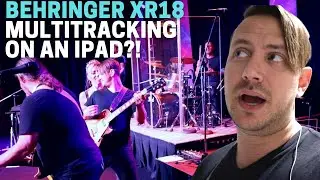How to record a LIVE band on an iPad using the Behringer XR18 and GarageBand