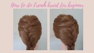 How to french braid on a doll | French braid tutorial |Cara tocang rambut