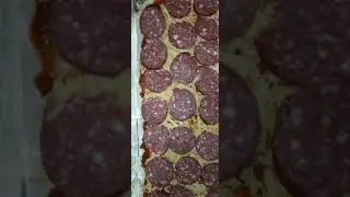 Приготовление пиццы в русской печи