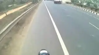Bullet bike vs Rolling Car | movie style accident