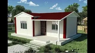 prefabricated foam cement house installation