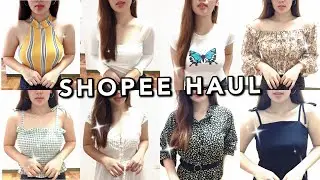 AFFORDABLE SHOPEE HAUL ✨ (trendy tops, dresses, bags & more!) | Merell Paramio