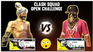SP THAKOR VS PINTU RAVAL || 1 VS 1 || CLASH SQUAD CUSTOM || CHALLENGE CUSTOM 🖕|| FREE FIRE 🔥