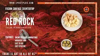 REDO YOUR COUNTERTOPS DEMONSTRATION- RED ROCK