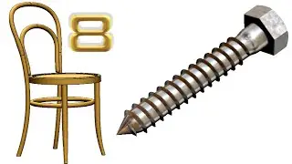 8-Project 34| Bentwood Chair |SolidWorks Tutorial : Lag Bolt