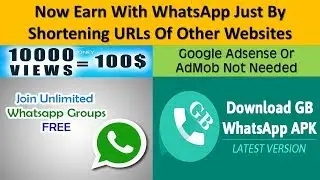 New WhatsApp Earning Method Just By Shortening URLs