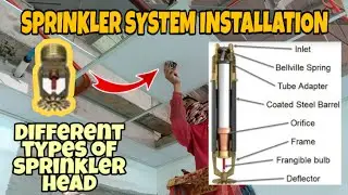 INSTALLATION OF PENDENT SPRINKLER HEAD | Sprinkler System Installation