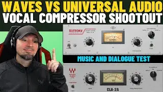 UAD LA-2A vs. Waves CLA-2A | Compressor Comparison