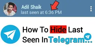 how to hide last seen in telegram | how to remove last seen recently in telegram 2021