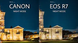 Canon PowerShot V1 VS Canon EOS R7 | NIGHT MODE | Camera Test