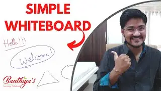 Simple Whiteboard Software | VTDC Whiteboard Tutorial | Hindi