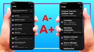 Como AUMENTAR O TAMANHO das LETRAS do Celular Samsung