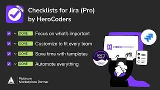 Checklists for Jira Pro – #1 Jira Checklist App for Templates, Automation & Workflows - Quick Demo