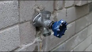 How to replace garden faucet / outside spigot