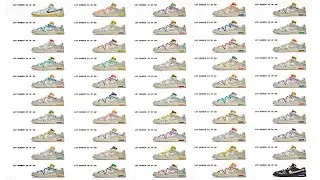 ENTIRE Off White Nike Dunk Low Collection LOT 1-50 