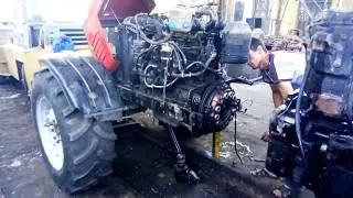 Ремонт коробки трактора МТЗ 1021. ч.1