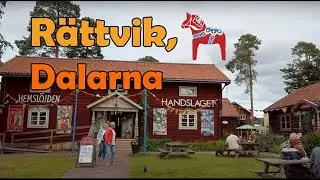 Sweden: Visit to Rättvik // Rättviks kyrka // Walk in the town of Rättvik