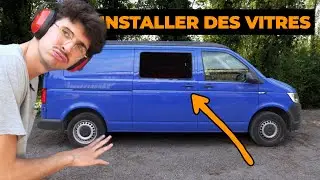 J'installe 3 vitres sur mon van VW T6 - porte coulissante et arrières