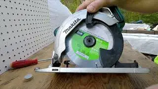 Makita circular saw blade change (step by step) & EAB blade unboxing