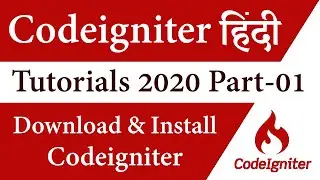 How to Download & Install Codeigniter on Xampp or Wamp | Codeigniter Tutorial in Hindi | learn2smart
