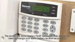 How to fix Texecom Premier alarm battery fault