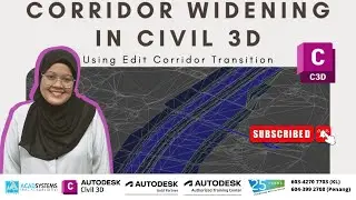 Corridor Widening in Autodesk Civil 3D