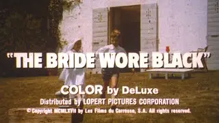The Bride Wore Black (1968) Trailer - 35mm (IB Technicolor) film scan in 4K