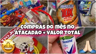 COMPRAS DO MÊS DE SUPERMERCADO / ATACADÃO