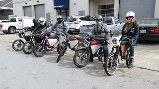 72V 3kW ONYX RCR DRT SHRTY Electric Motorbike Ride w/ ONYX SF CREW