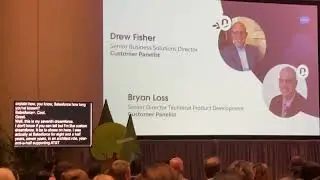 AI Captions on Monitor at Dreamforce