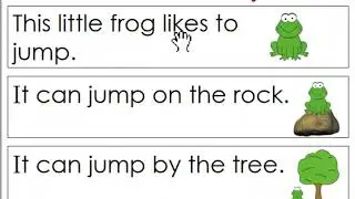 Very first sight word sentences 36 jump