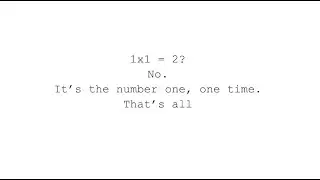 Terrence Howard 1x1=2?? Not really
