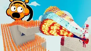 100x SPRUNKI + 2x GIANT vs 3x EVERY GOD - Totally Accurate Battle Simulator TABS