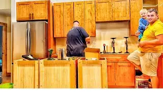 Строю дом на ГАВАЙЯХ установил АМЕРИКАНСКУЮ  КУХНЮ