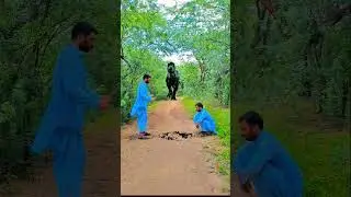 Vfx magic dinosaur attack funny video  🥱😱#vfx #magic #funny #comedy #shortvideo