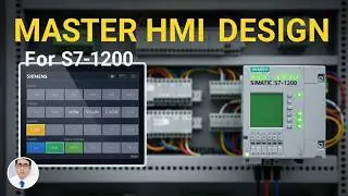 Master HMI Design with Siemens S7-1200 & WinCC Advanced | Create Pro Buttons & Screens