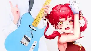 《美少女無罪♡パイレーツ / 宝鐘マリン》ギターで弾いてみた／マリン船長描いてみた／Guitar Cover＆illust／Bishoujyo Muzai♡Pirates／Houshou Marine