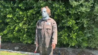 Spirit Halloween gemmy 2009 rob zombie Michael myers animatronic unboxing/setup