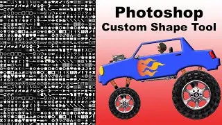 Photoshop Tip 5 - How To Use The Custom Shape Tool