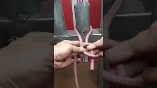 @How to tie ‼The most trusted knot in the World(Bowline)with 4 different kind of knots ‼❤👍