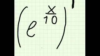 Easy derivative example, USE CHAIN RULE
