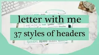 37 Lettering Headers for Your Planner ✨