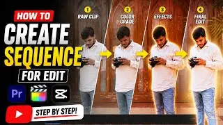 How To Create Sequence For Reel & Landscape Edit in Premiere Pro | Full Tutorial 🔥