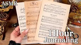 ASMR 1 Hour Journaling Compilation✂️ | Relaxing Paper Collage
