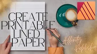 Create Printable Lined Paper in Affinity Publisher