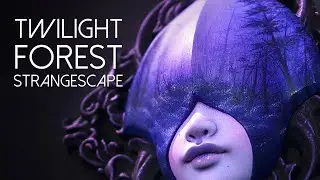 Painting a Twilight Forest on this Sculpture - New Strangescape Sculpt