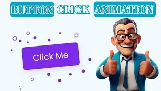 Button Click Animation in HTML CSS & JavaScript